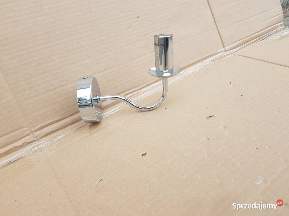 Kinkiet ścienny KLASYCZNY flamand CHROM LUSTRZE Kinkiety Warszawa