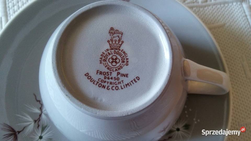 Royal Doulton filizanka do kawy frost pine Pozostałe Kraczewice Prywatne sprzedam