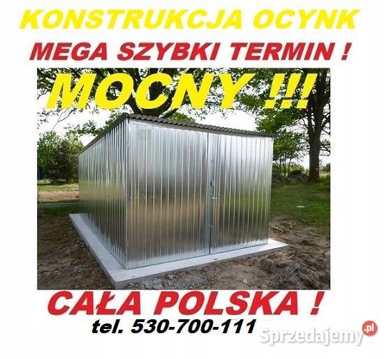 Garaż blaszany 3x5 Garaże MOCNE SZYBKI TERMIN Warszawa