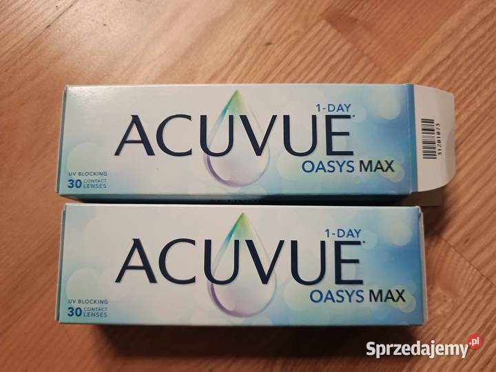 soczewki kontaktowe ACUVUE OASYS 1DAY BC 85 moc Warszawa sprzedam