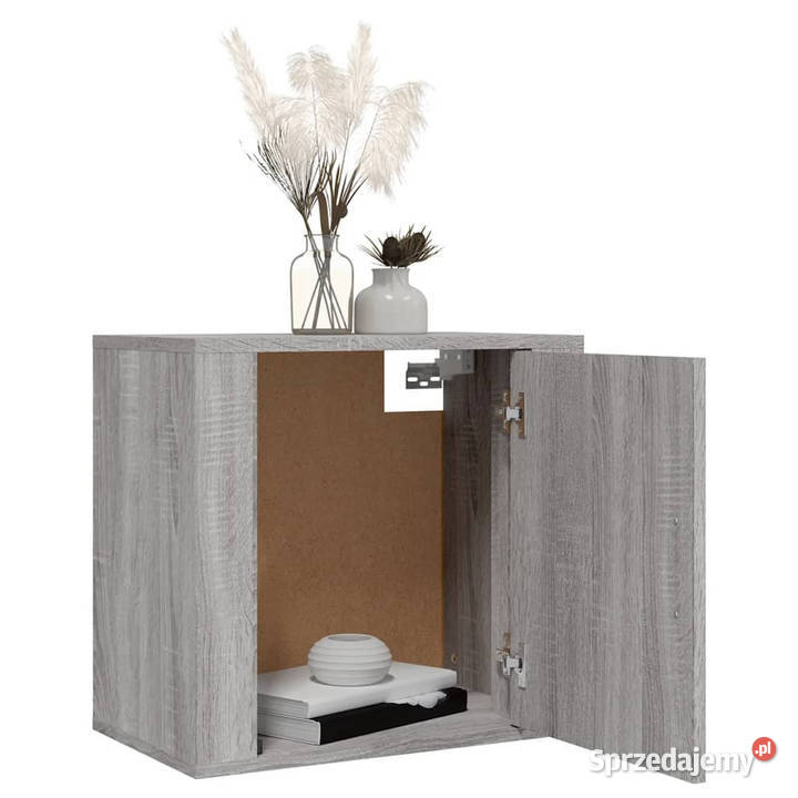Wisząca szafka nocna szary dąb sonoma 50x30x47 Warszawa