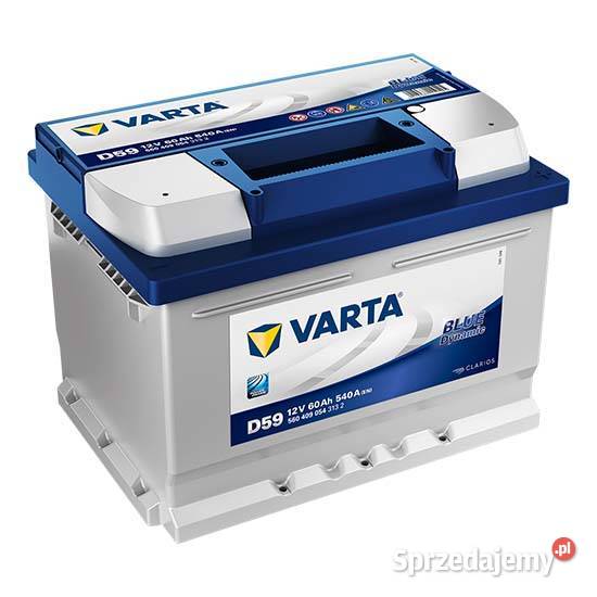 Akumulator VARTA Blue Dynamic D59 60Ah 540A EN Gdańsk sprzedam