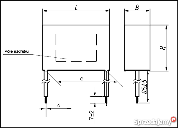 Kondensator rozruchowy 10F MKSP8 Miflex