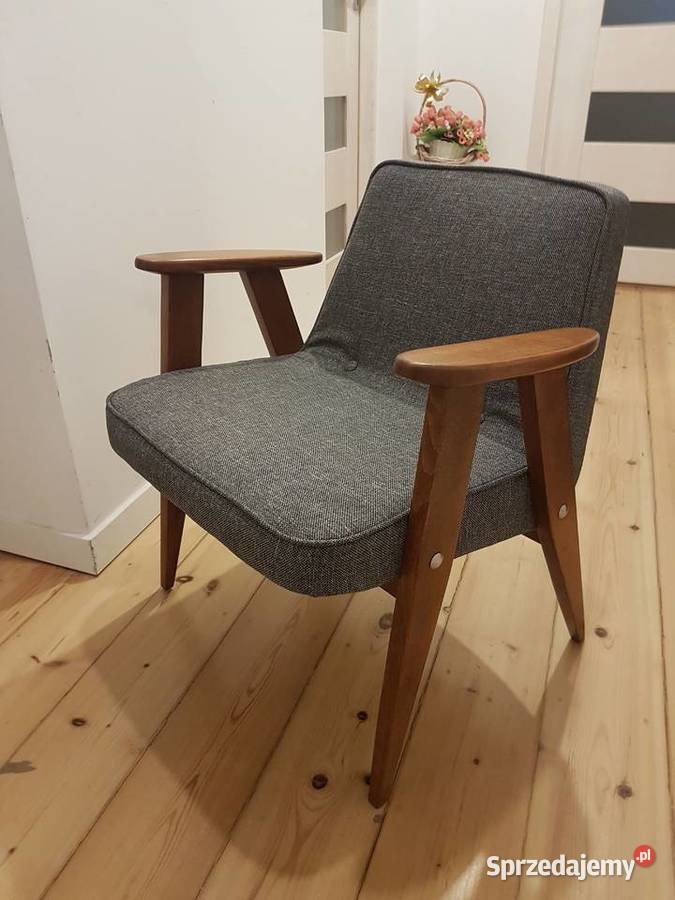Fotel PRL model 366 Chierowski lata 6070 proste zachodniopomorskie Szczecin