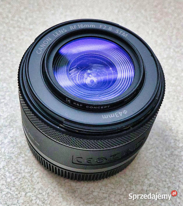 Canon RF 16 mm f28gwarancja łódzkie Pabianice