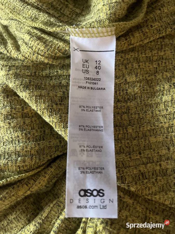 ASOS DESIGN Sukienka midi z długim rękawem i ASOS Spódnice i sukienki zachodniopomorskie Choszczno