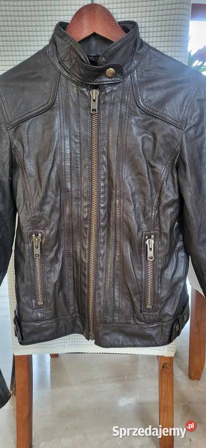 Kurtka skora naturalna brąz r SM zachodniopomorskie Szczecin