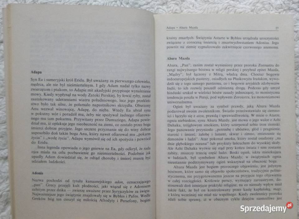 Słownik mitów świata Arthur Cotterell Kultura i Rozrywka Warszawa