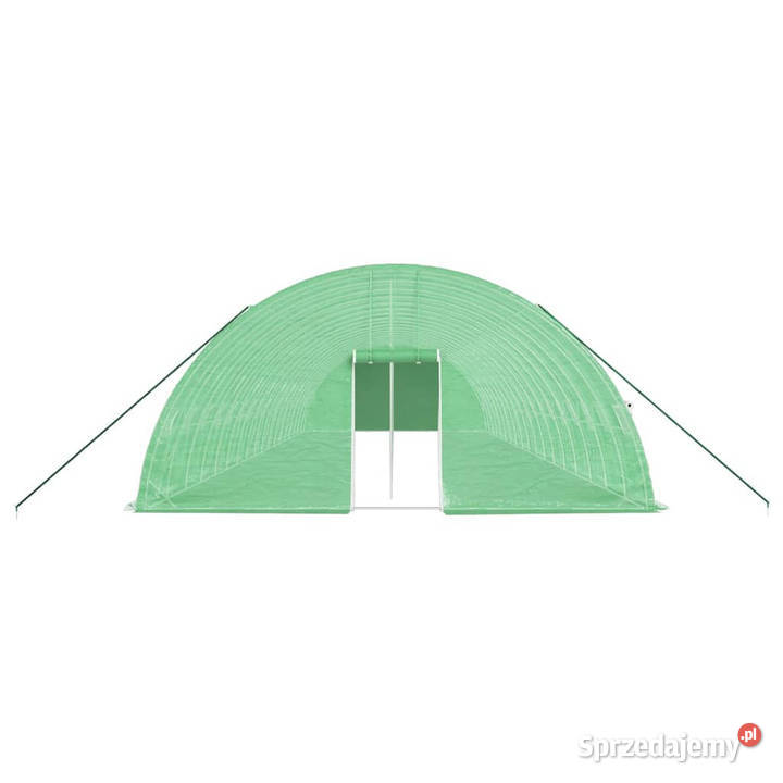Szklarnia ze stalową ramą zielona 108 m 18x6x285 Warszawa