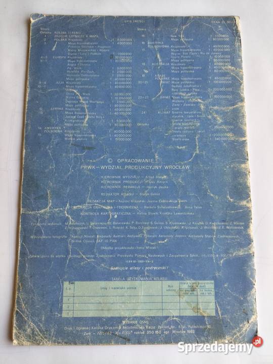 Atlasy Poznajemy kontynenty Polska Kontynenty Rok wydania 1983 Gdynia