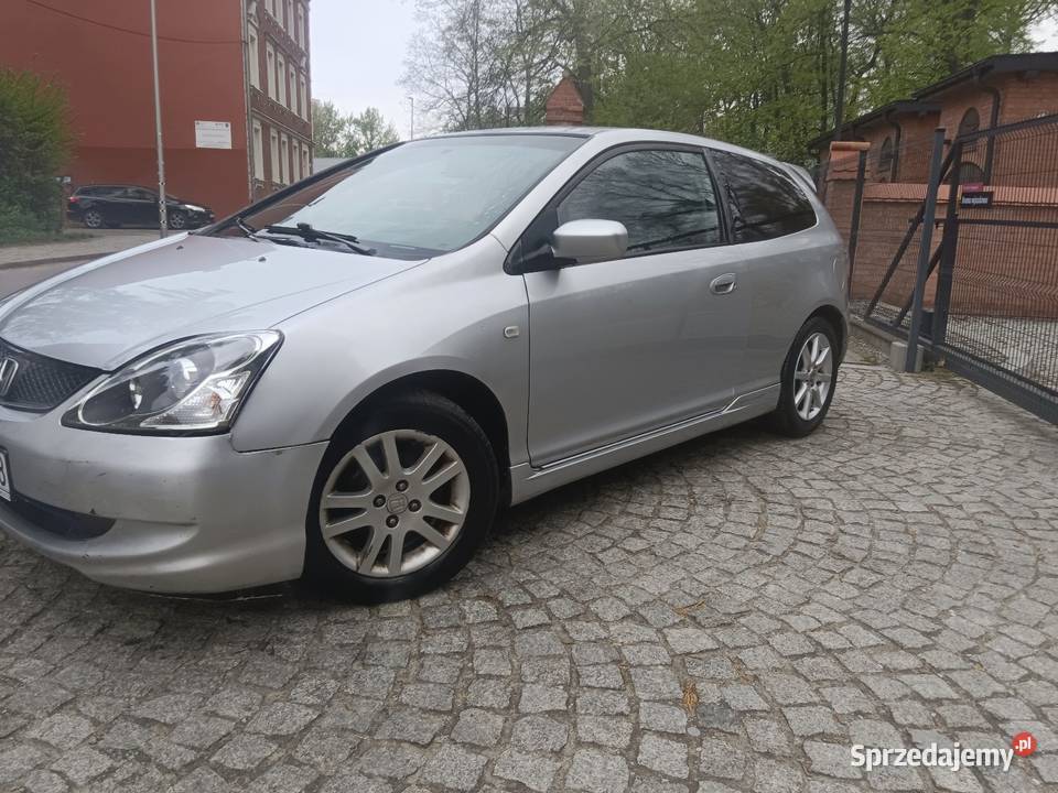 Honda Civic 7 2005 srebrny śląskie Zabrze