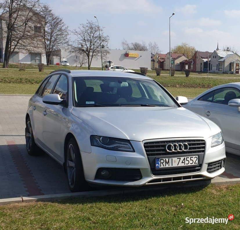 Audi A4 B8 2O TDI 170 2010r srebrny podkarpackie Mielec