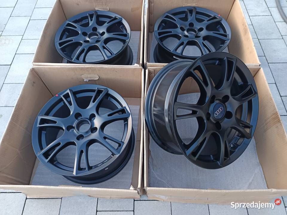 Felgi 16 5x112 Audi VW Seat Skoda Nowe Czarne Żory