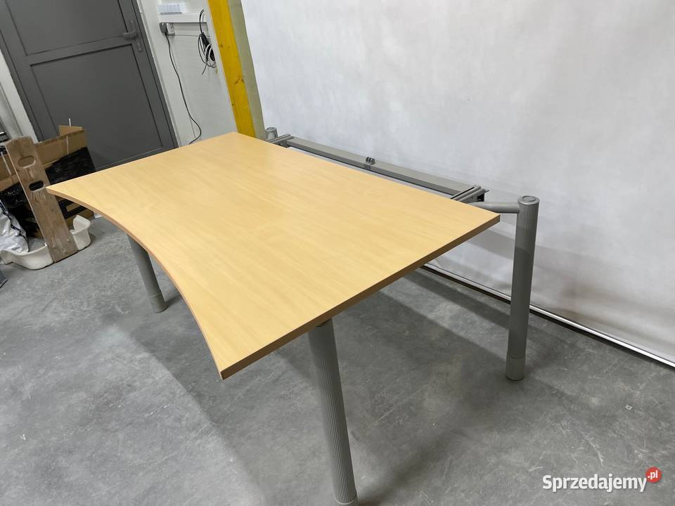 Biurko Bene jasny buk ergonomiczna wnęka Biuro Nowy Sącz sprzedam
