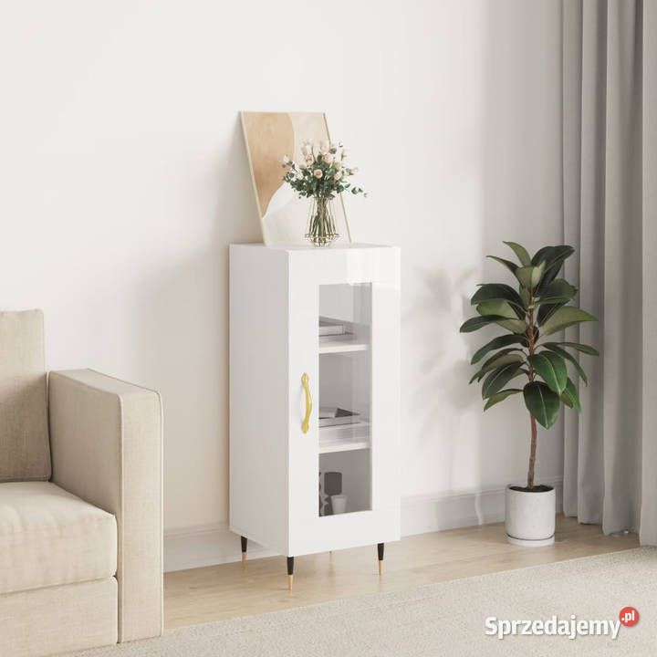 Szafka biała połysk 345x34x90 materiał Warszawa