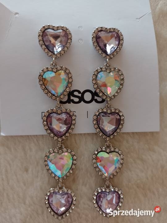 ASOS Bogato zdobione długie kolczyki z Londynu Kraków