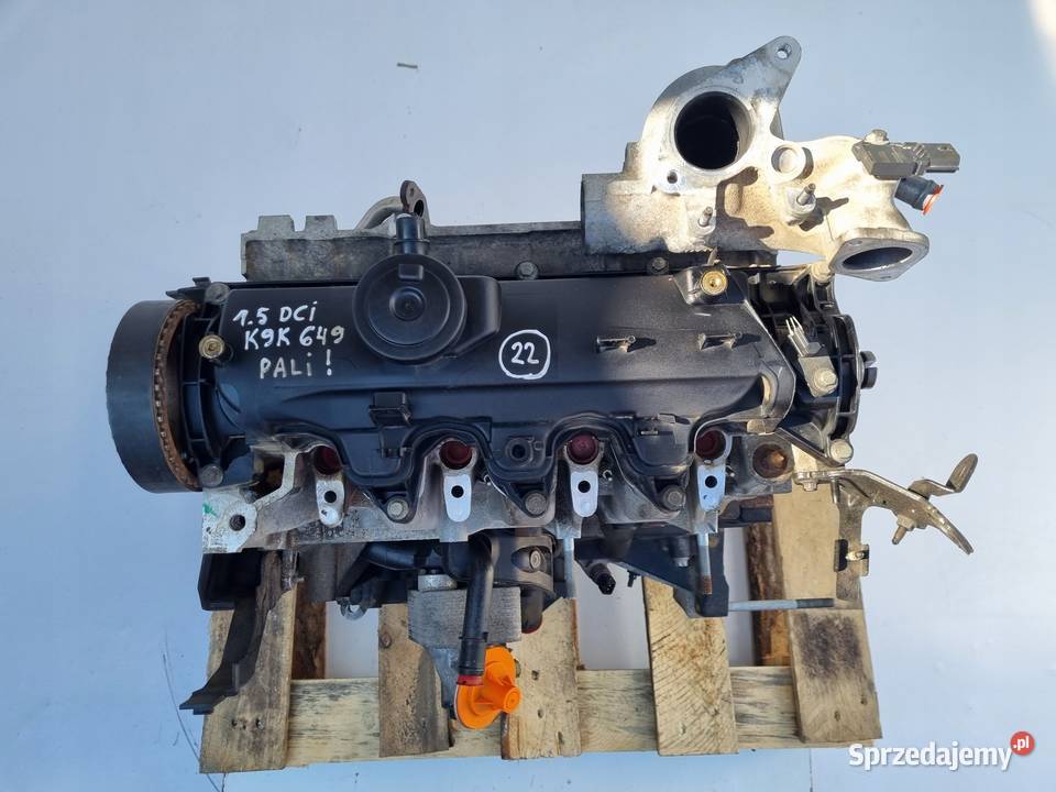 SILNIK Renault Kadjar 15 DCI 110 pali K9K649 Silniki kompletne Rudka