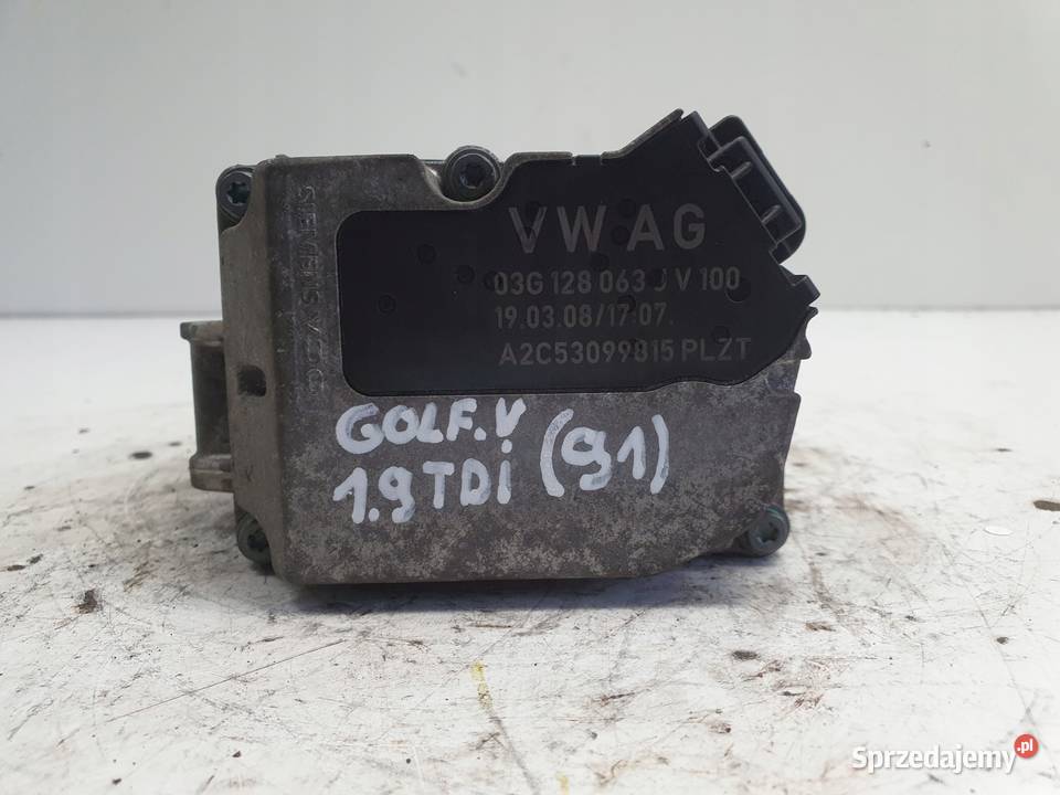 PRZEPUSTNICA VW Golf V 19 TDI Rudka