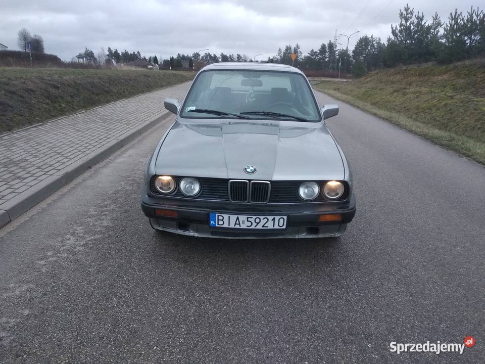 BMW E30 320i coupe SWAP 28 193 szpera srebrny Seria 3 Wasilków