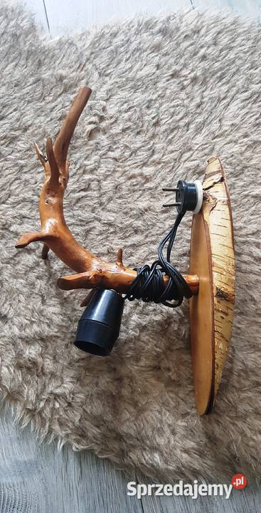 Stara lampa na korzeniu