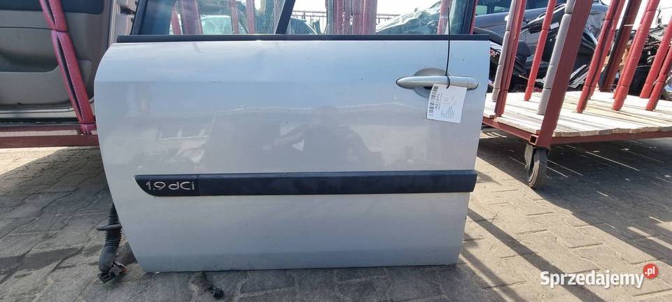 DRZWI PRAWE PRZÓD RENAULT SCENIC II osobowe Pozostałe kujawsko-pomorskie Lipno