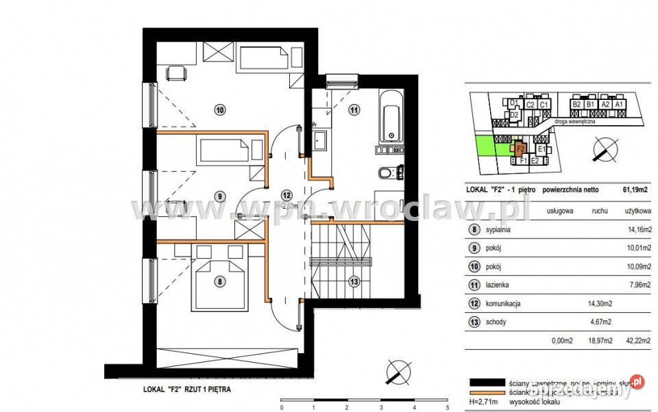 sprzedaży domu szeregowego Wrocław 16516m2 Rok budowy 2025 sprzedam