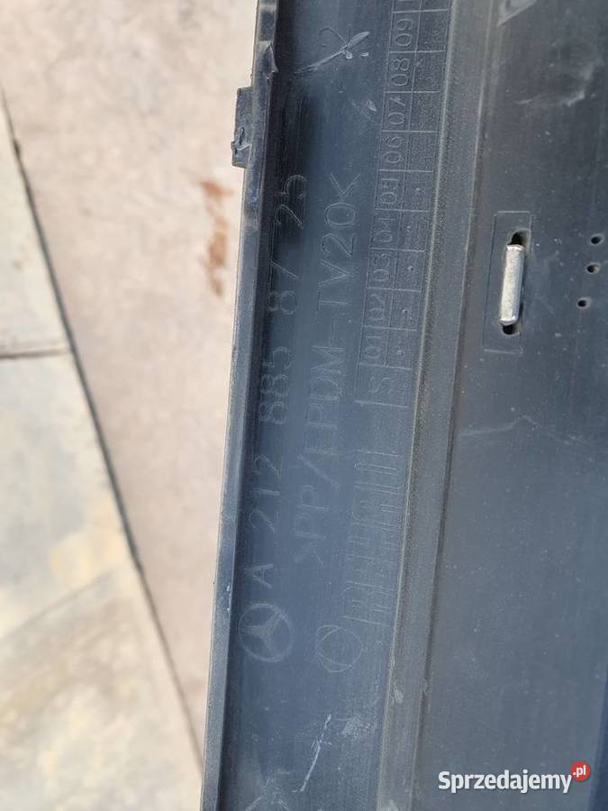 MERCEDES W212 DYFUZOR SPOILER ZDERZAKA TYŁ wielkopolskie Międzychód