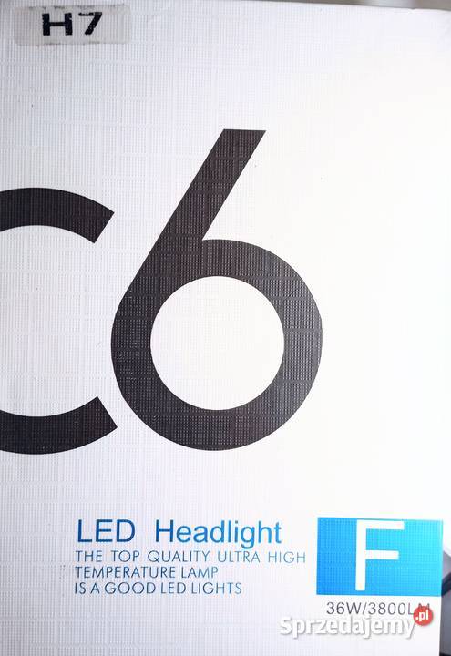 ŻARÓWKI LED H7 36W 3800lm MOCNE małopolskie