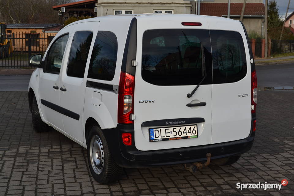 Mercedes CITAN 111CDI Osobowy Bezwypadkowy elektryczne szyby Motoryzacja Miłkowice
