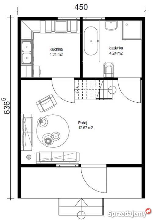 Projekt domu R10 drewniany Gorzów Wielkopolski