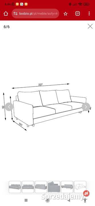 Kanapa MILANO Karolewo sprzedam