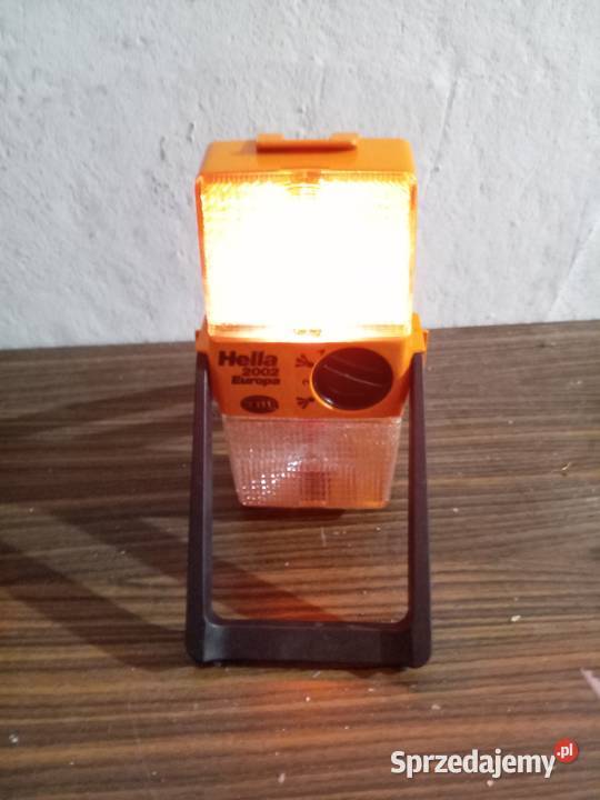 Lampy ostrzegawcze hella 2 sztuki nowe Police sprzedam