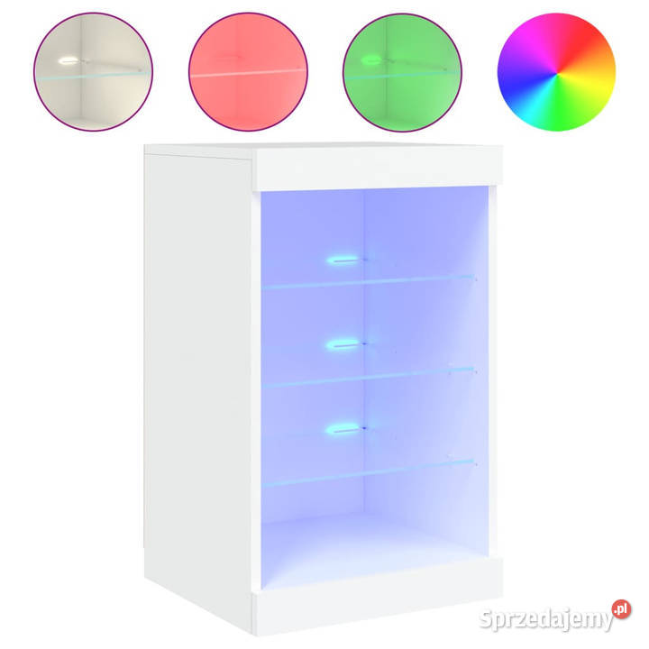 Szafka z oświetleniem LED biała 41x37x67 mazowieckie Warszawa