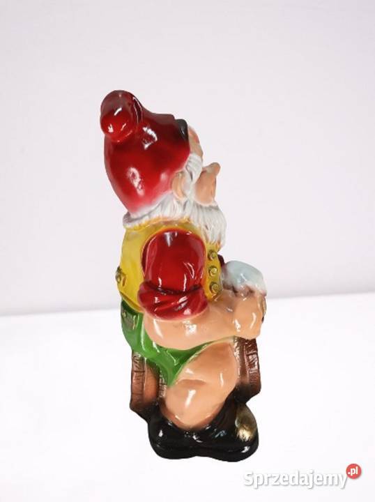 Figura Dekoracja Krasnal Beczka