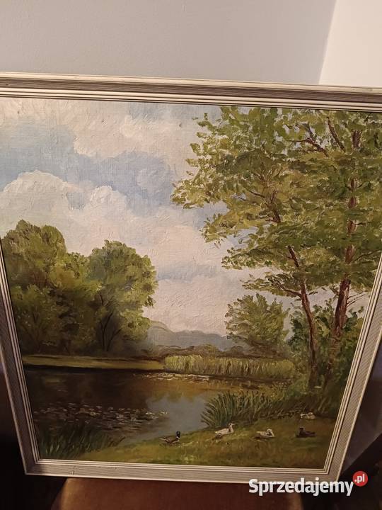 Obraz olejny na płótnie Lipno