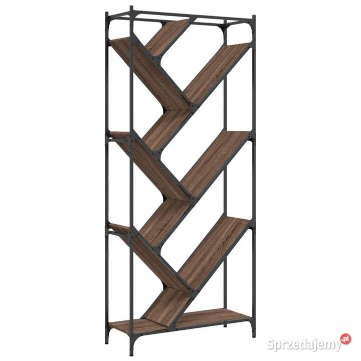 Regał brązowy dąb 79x30x180 materiał mazowieckie sprzedam