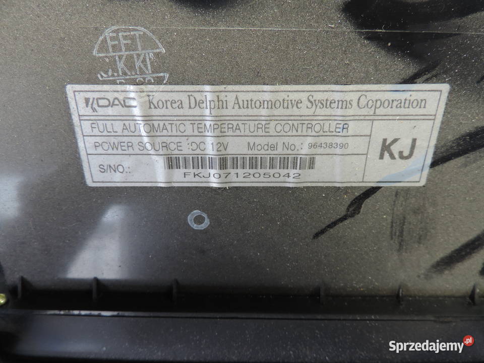 PANEL NAWIEWU KLIMATYZACJI CHEVROLET LACETTI Nowy Sącz