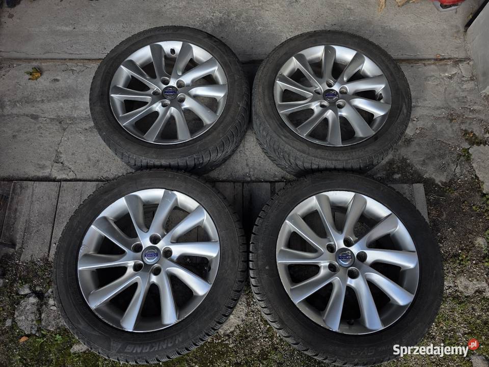 4 alufelgi VOLVO 17 5x108 opony zimowe 22550 r17 warmińsko-mazurskie Pasłęk
