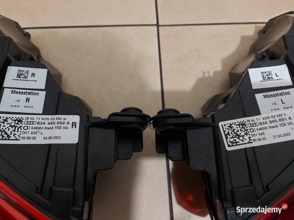 AUDI Q3 83A LAMPY TYŁ FULL LED KOMPLET MATRIX 4