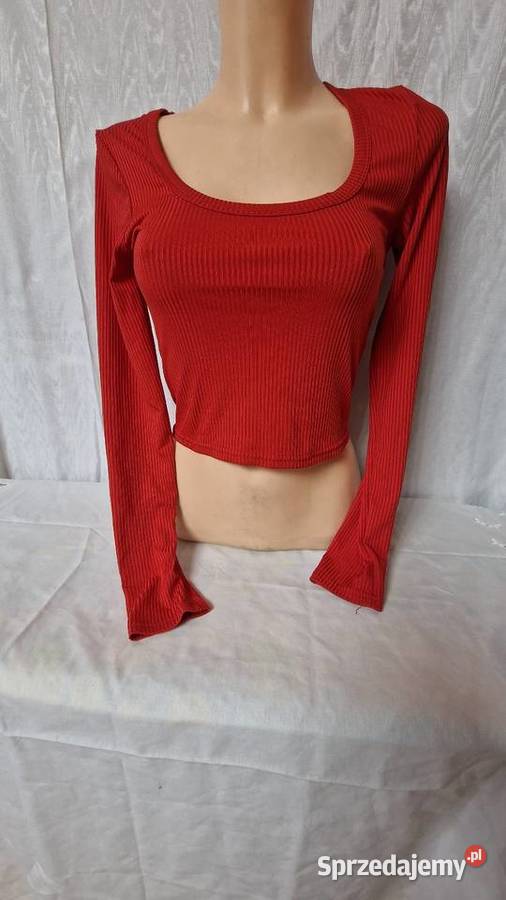 Top czerwony rozmiar S czerwony wielkopolskie Ostrzeszów