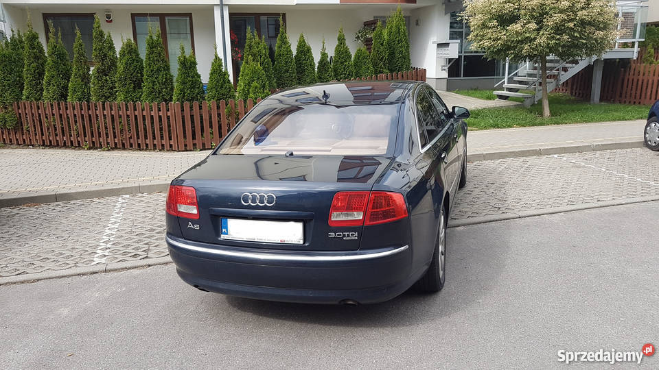 Audi A8 2007r 30 TDI polski salon lakier metallic Gdańsk