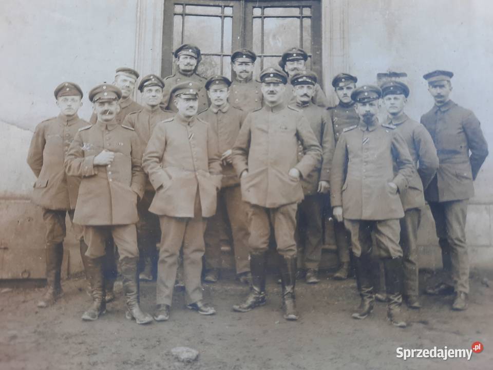 Stara pocztówka fotografia żołnierze 1 WŚ pomorskie Tczew