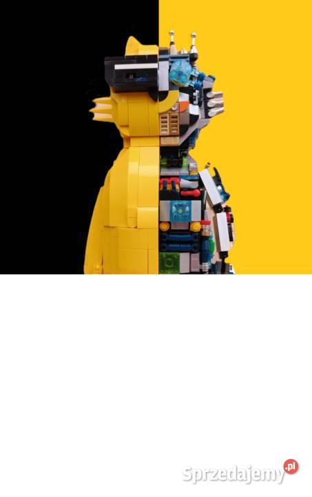 Kot Realne gadżet puzzle 3D świecą 2 klocki Zawory