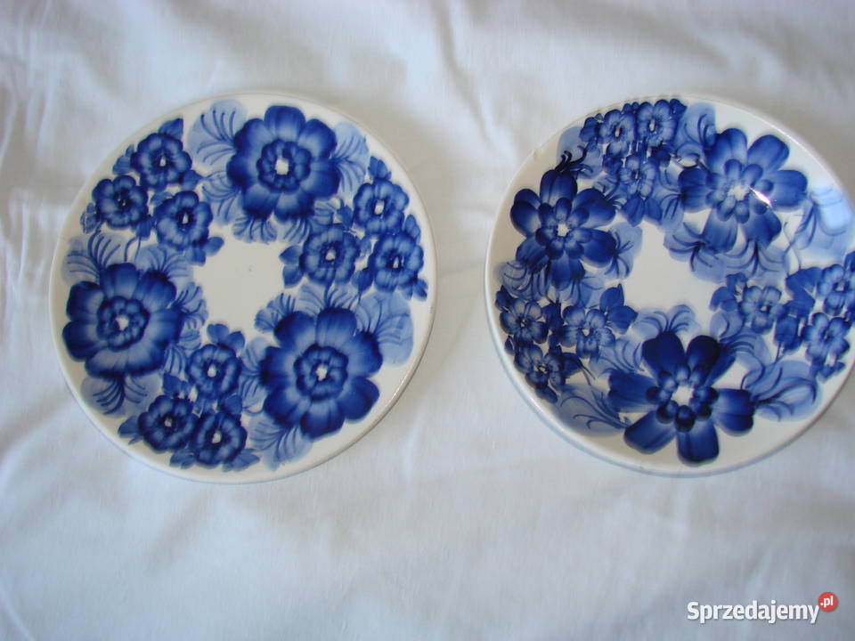 Włocławek fajansowe talerzyki Pruszcz Gdański