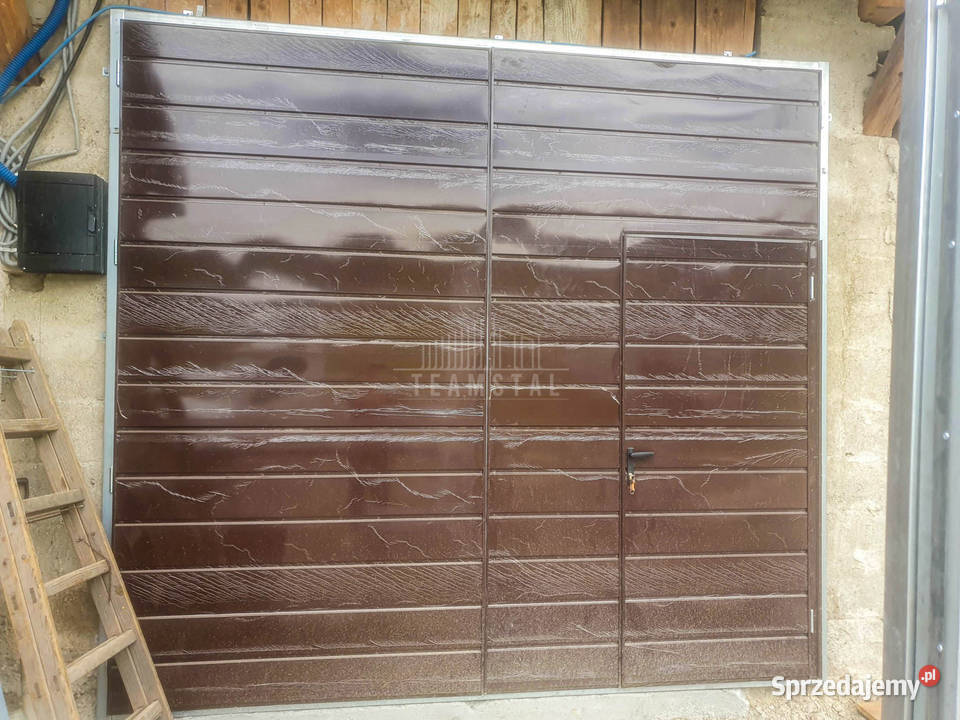 Bramy garażowe na wymiar dwuskrzydłowe ocieplone Pozostałe Nysa