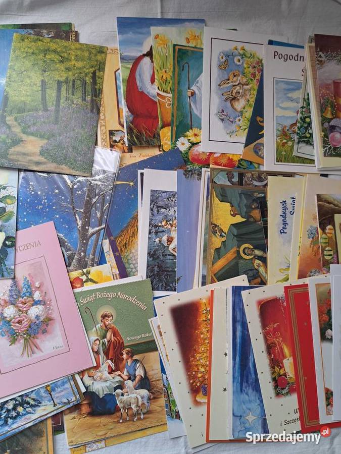 Kartki pocztowe około 80 sztuk