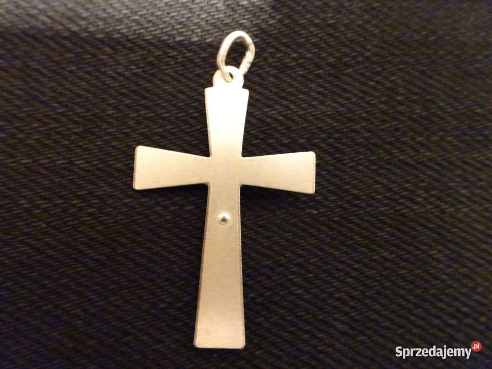 krzyżyk srebrny wisiorek Warszawa