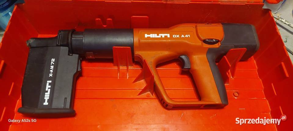 gwoździarka HILTI DX A41 osadzak prochowy taśmy łódzkie Łódź