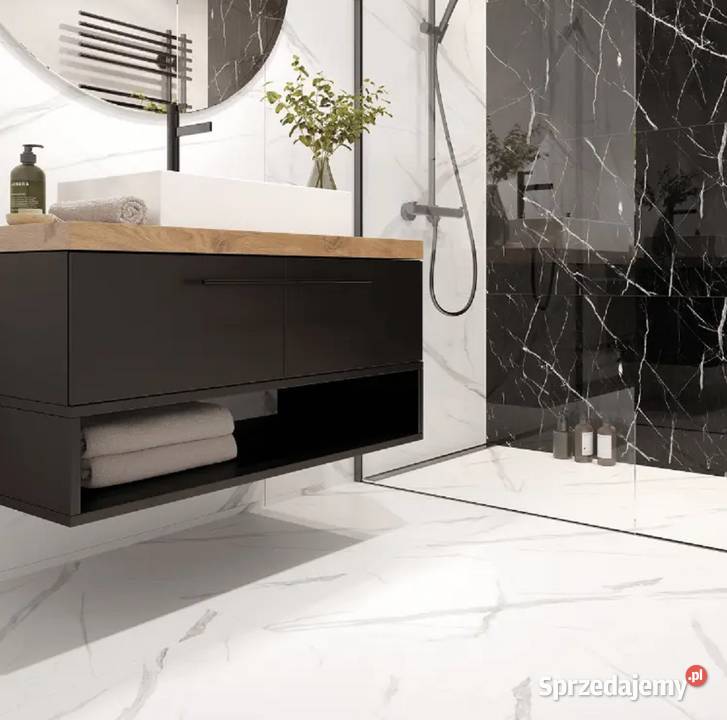 Panel Winylowy SPC WHITE MARBLE 60x60 5mm Warszawa