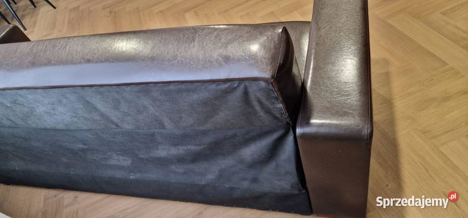 komplet wypoczynkowy sofa 2 pufy fotel Kraków sprzedam